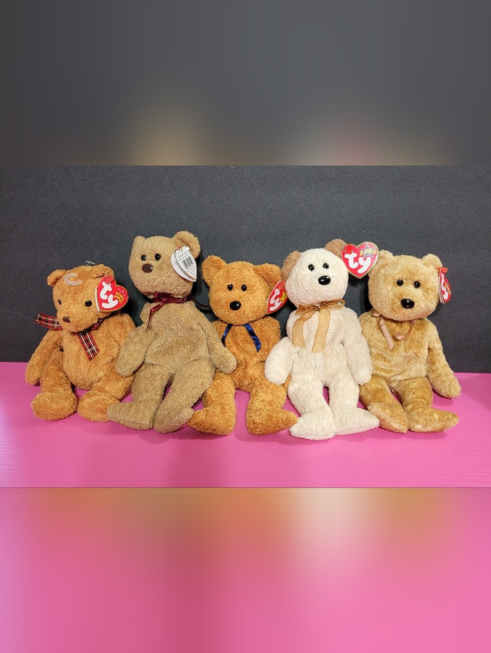 Ty Beanie Babies Bears Bundle Of 5 (1702)